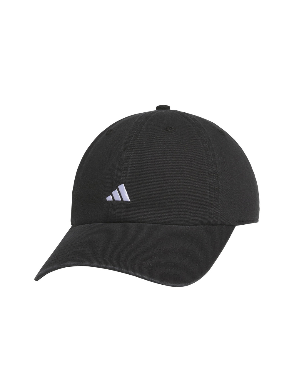 adidas Unisex Adult Court Relaxed Fit Strapback Hat | Black, White | Size OS